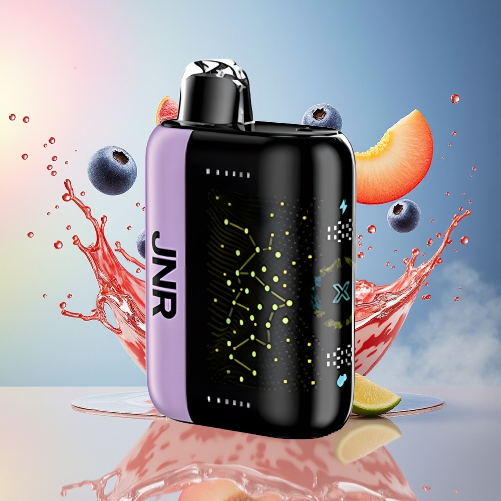 JNR Plus-X 26000 Puffs 850mAh Type-C Norge Engros Fersken Blåbær Godteri