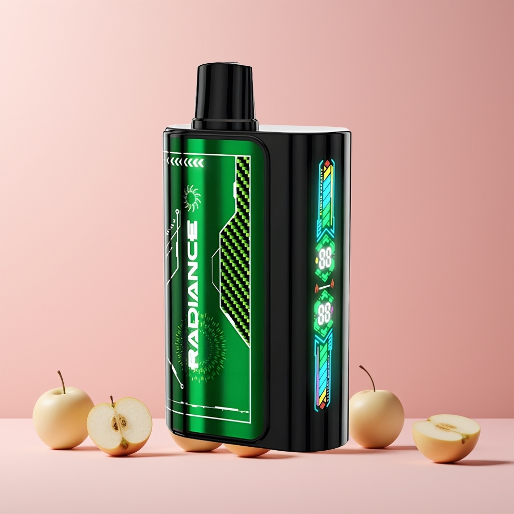 JNR Radiance 31000 Puffs Engangs Vape Dobbel Eple Norge Engros 28ml Dual Mesh 2%