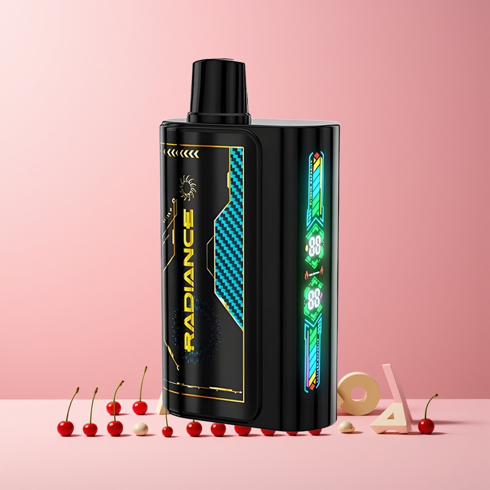 JNR Radiance 31000 Puffs Norge Engros 28ml Dual Mesh Skummende Kirsebær Cola