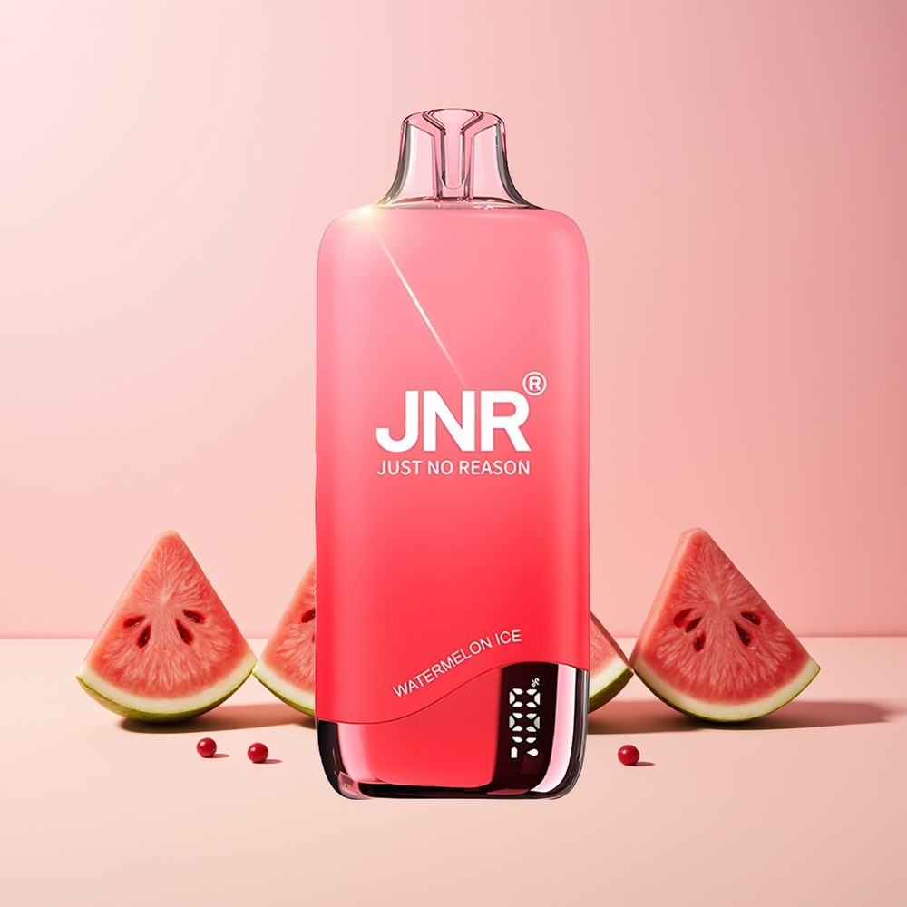 JNR Rainbow 10500 Puffs Engangs Vape Vannmelon Is 600mAh 18ml Norge Engros
