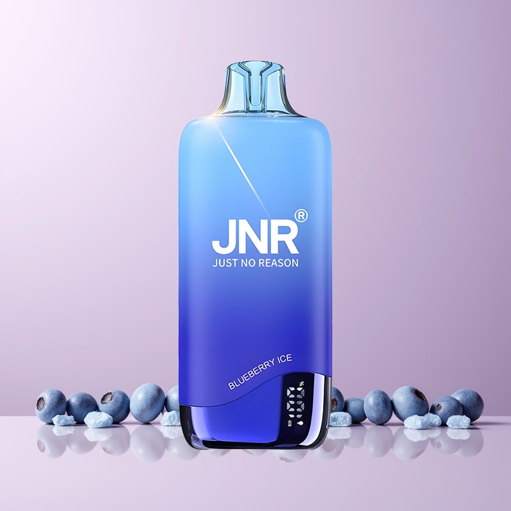 JNR Rainbow 10500 Puffs Norge Engros 18ml Blåbær Is 600mAh USB-C 0.8ohm Mesh