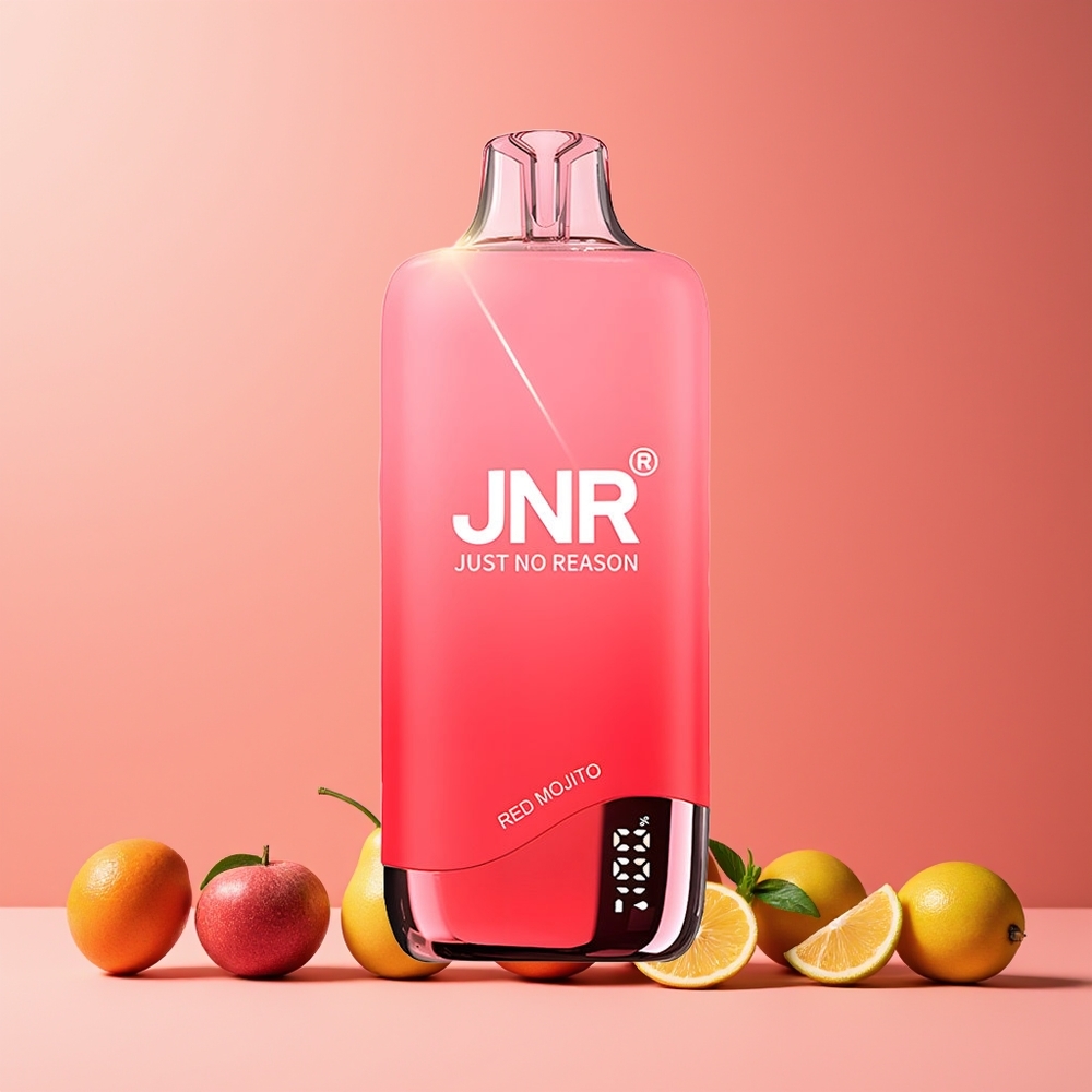 JNR Rainbow 10500 Puffs Norge Engros 600mAh 18ml Rød Mojito