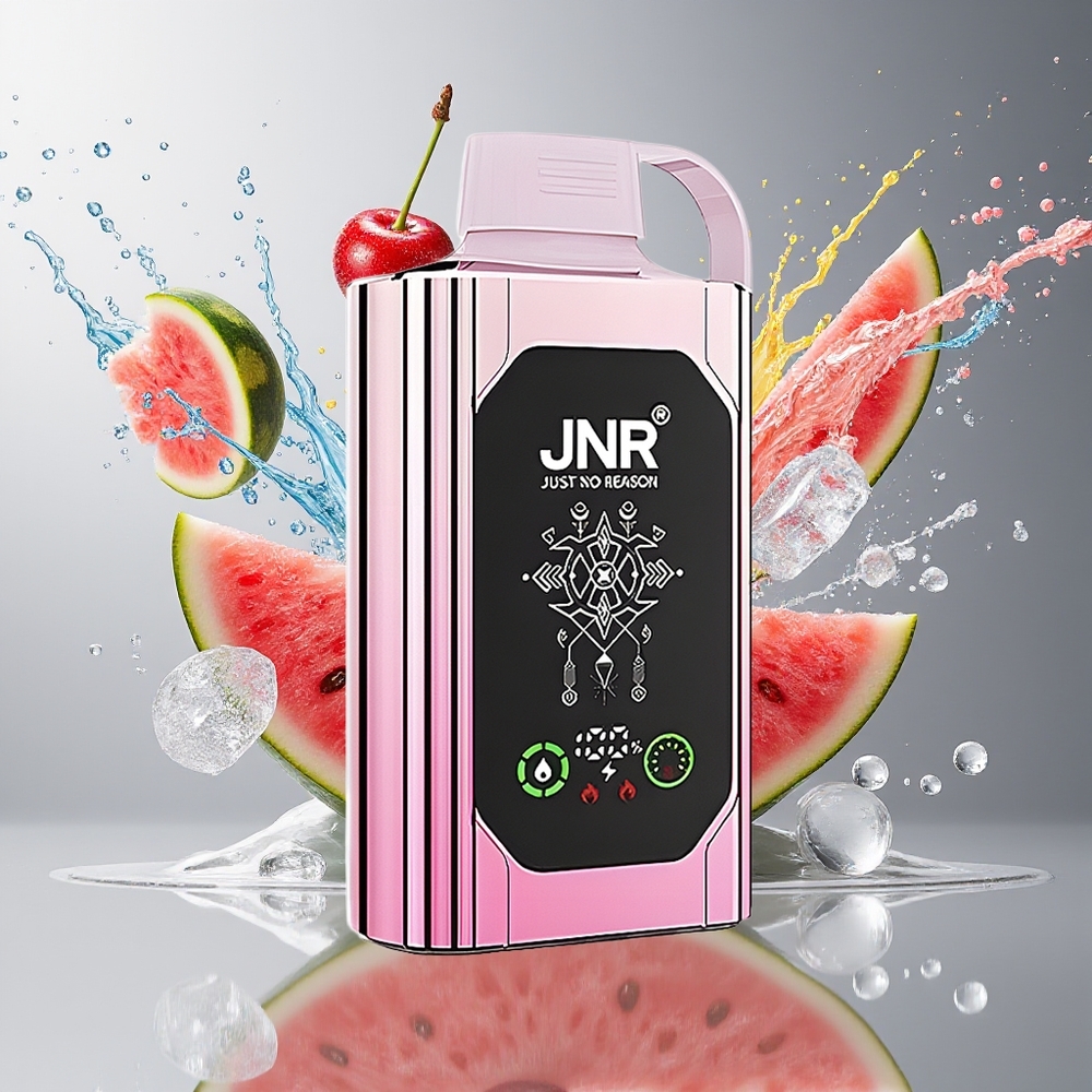 JNR Shisha Hookah Box 20500 Norge Engros HD Display 25ml Type-C Kirsebær Vannmelon Fryse
