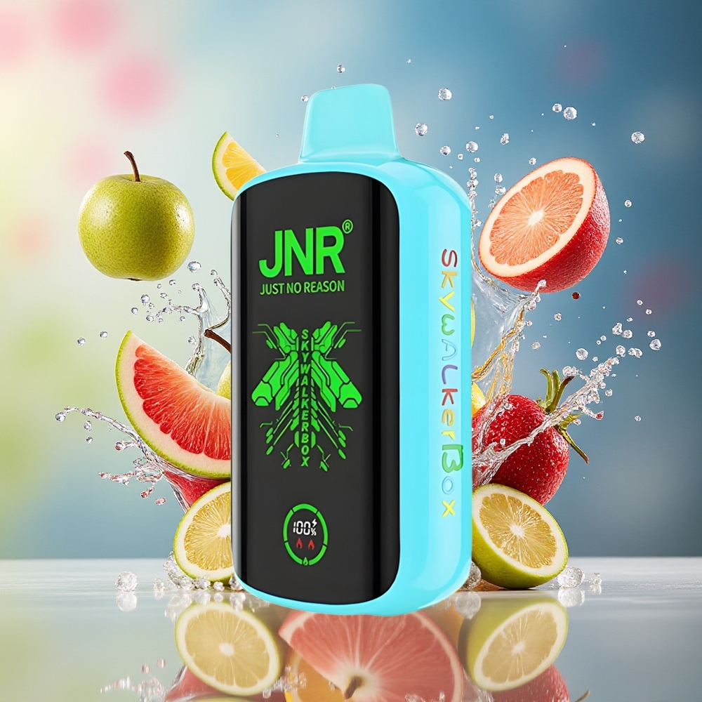 JNR Skywalker Box 21000 Puffs Norge Engros 850mAh 25ml Dual Mesh Type-C Full-Screen Sur Eple Is