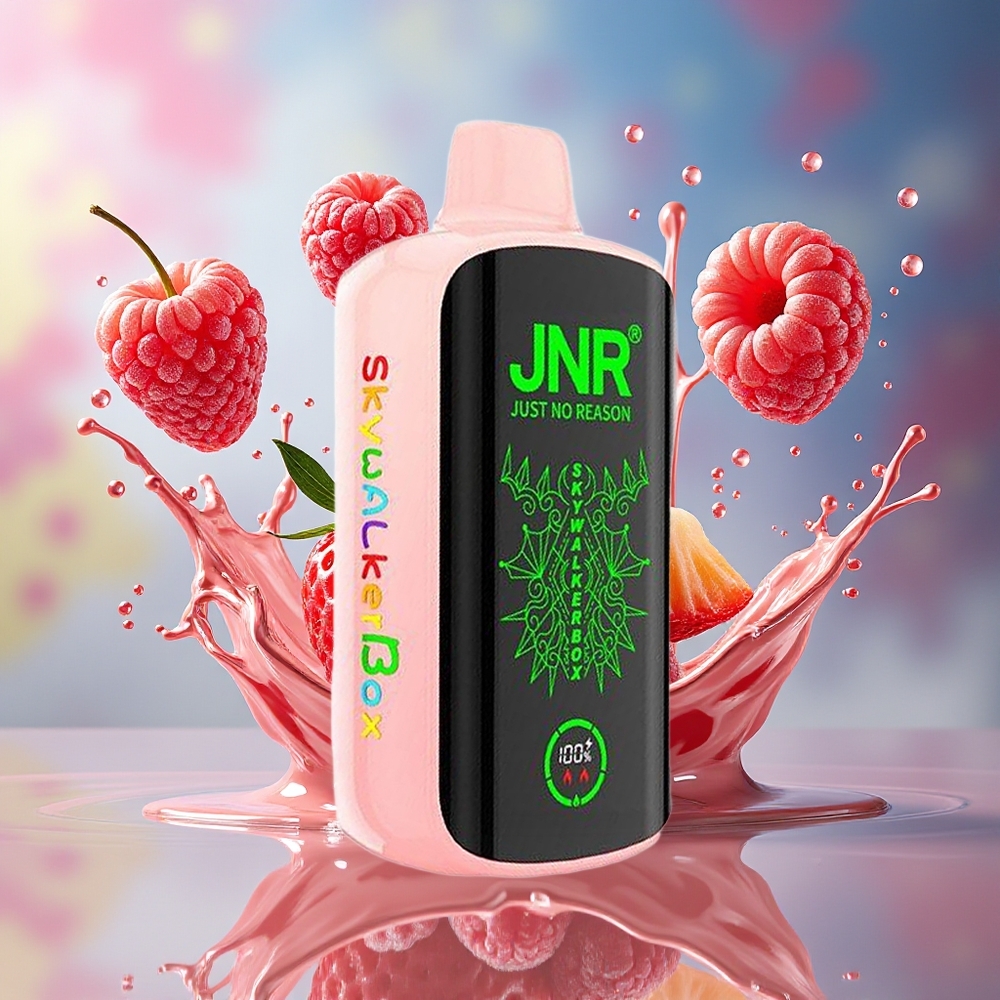 JNR Skywalker Box 21000 Puffs Norge Engros 850mAh Type-C Dual Mesh Jordbær Bringebær Kirsebær