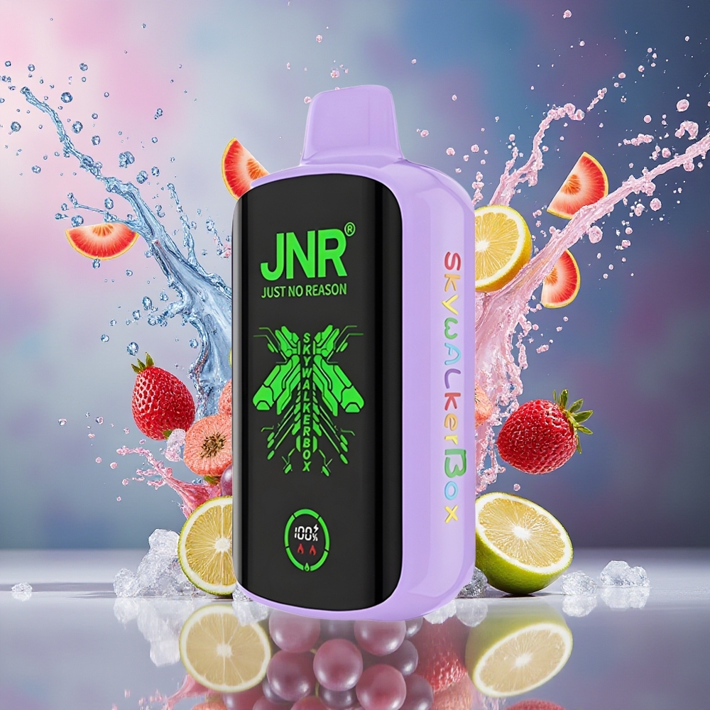 JNR Skywalker Box 21000 Puffs Norge Engros 850mAh Type-C Full-Skjerm Druer Is