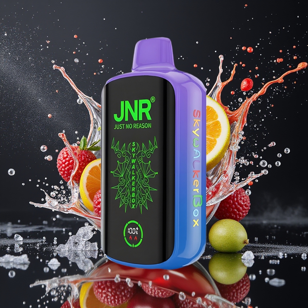 JNR Skywalker Box 21000 Puffs Norge Engros 850mAh Type-C Svart Kirsebær