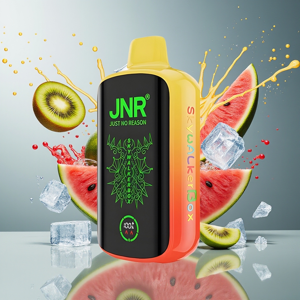JNR Skywalker Box 21000 Puffs Norge Engros Kiwi Vannmelon Is 850mAh Type-C Full-Skjerm