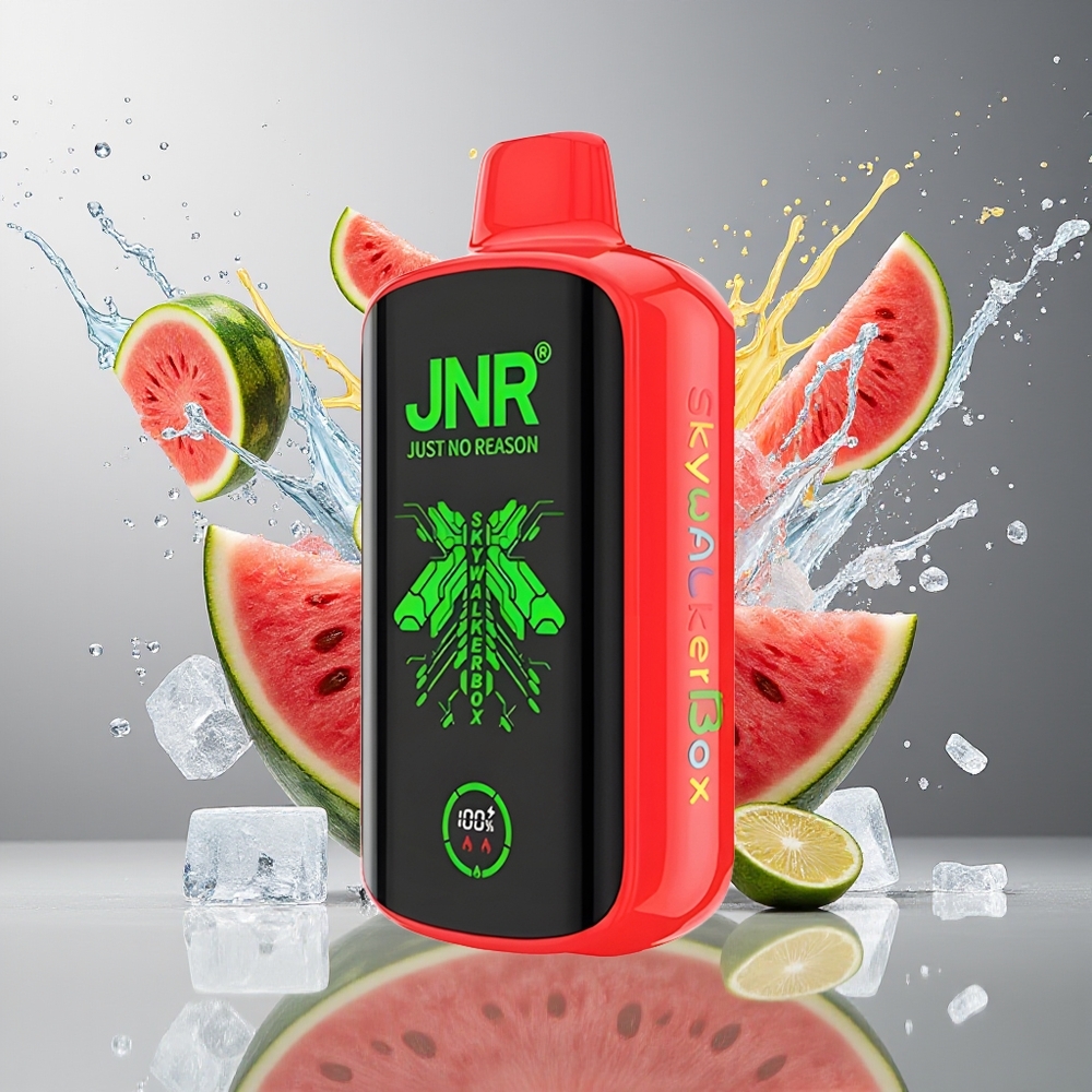 JNR Skywalker Box 21000 Puffs Norge Engros Vannmelon Is 850mAh 25ml Dual Mesh Type-C Skjerm