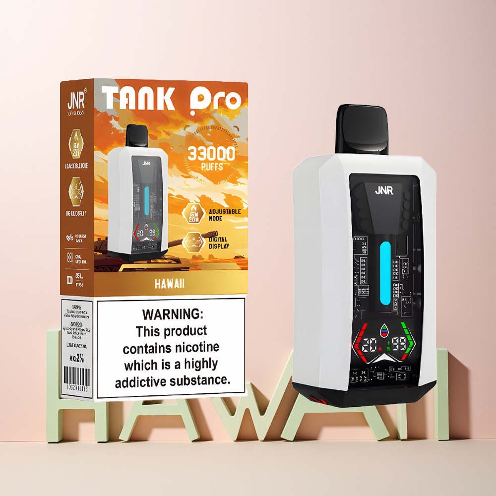 JNR Tank Pro 33000 Puffs Norge Engros 28ml Digital Display Dual Mesh Coil 850mAh