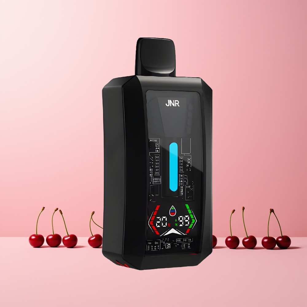 JNR Tank Pro 33000 Puffs Norge Engros Digital Display Dual Mesh Kirsebær Bær