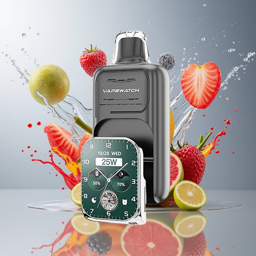 JNR VapeWatch 30000 Puffs Norge Engros 1000mAh 19mL Type-C Triple Bær