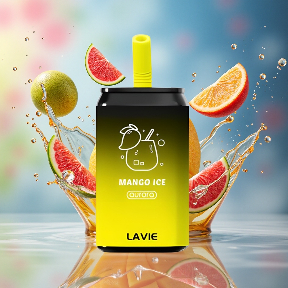 LAVIE Aurora 11000 Puffs 22ML 650mAh Type-C Mango Is Norge Engros
