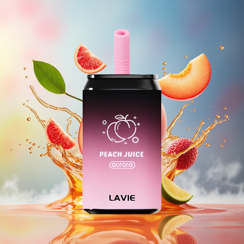 LAVIE Aurora 11000 Puffs 22ML 650mAh Type C Norge Engros Ferskenjuice