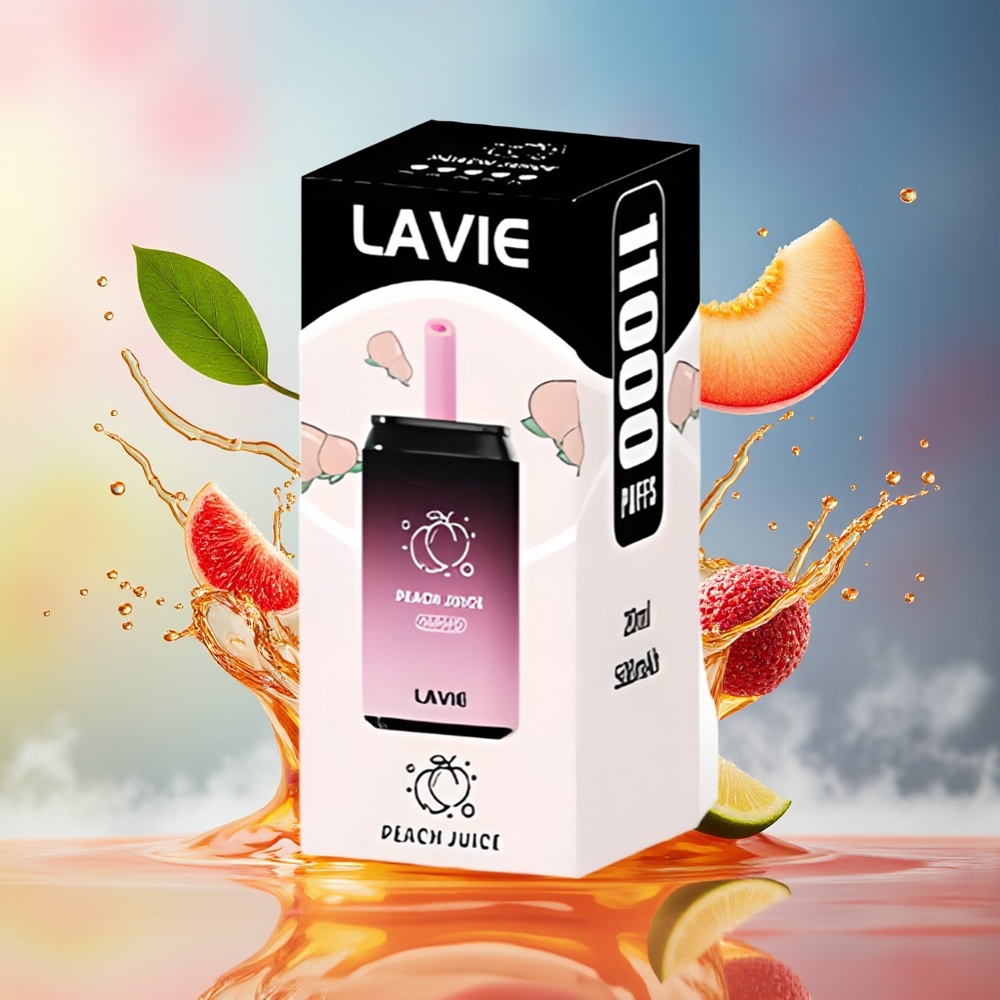 LAVIE Aurora 11000 Puffs 22ML 650mAh Type C Norge Engros Ferskenjuice