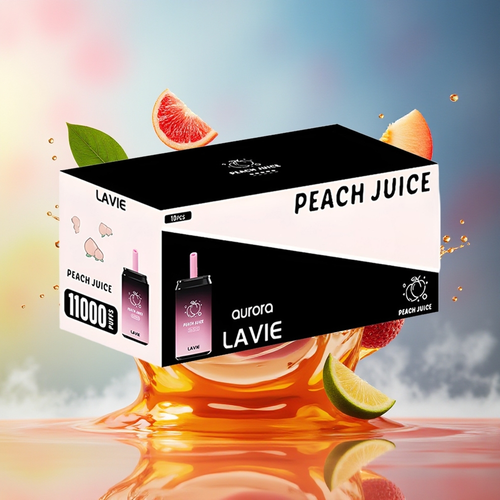 LAVIE Aurora 11000 Puffs 22ML 650mAh Type C Norge Engros Ferskenjuice