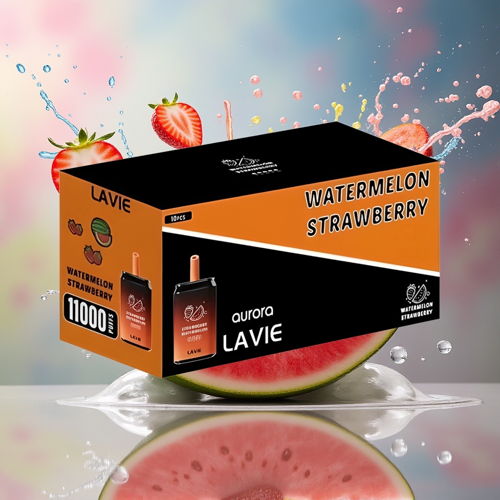 LAVIE Aurora 11000 Puffs 22ML 650mAh Type-C Norge Engros Jordbær Vannmelon