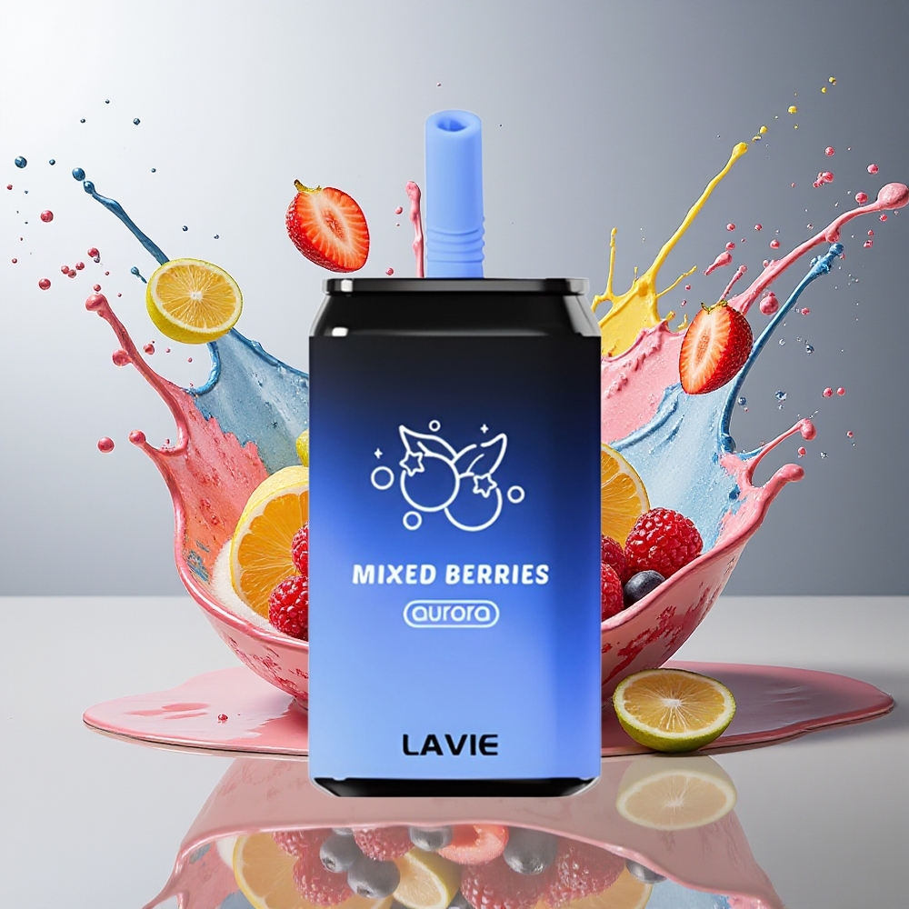 LAVIE Aurora 11000 Puffs Type C 22ML Blandede Bær Norge Engros