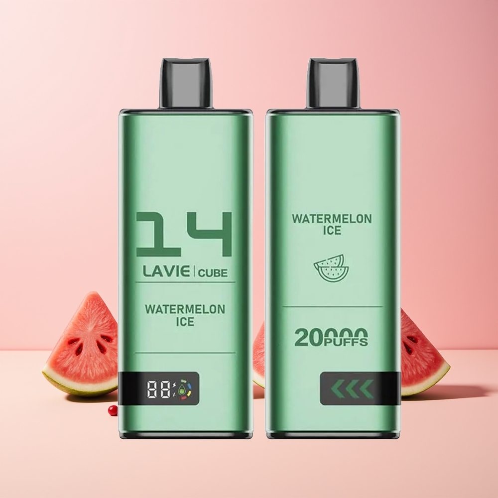 Lavie Cube 20000 Puffs Engros Norge Type-C 600mAh Vannmelon Is