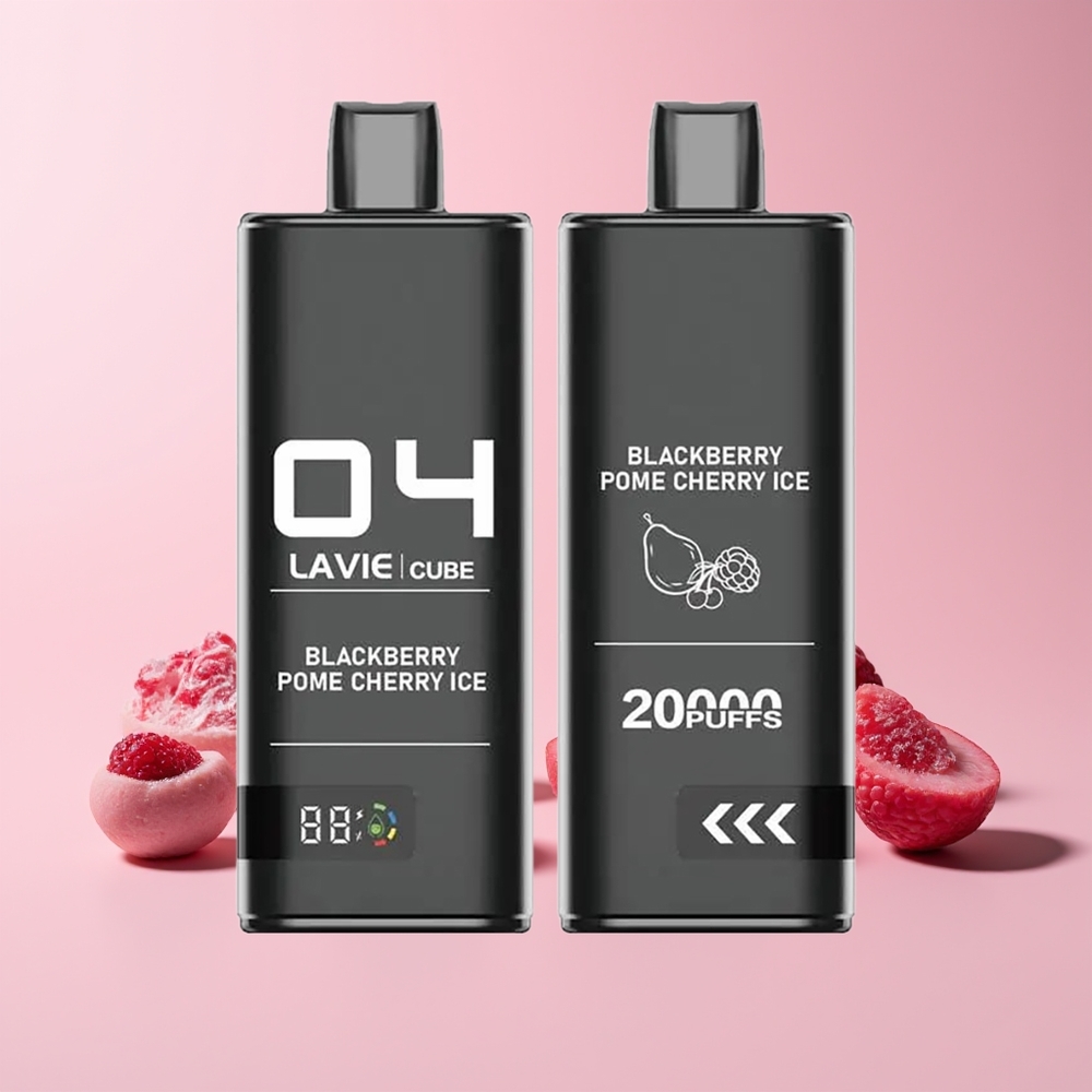 Lavie Cube 20000 Puffs Norge Engros 28ML Type C Svartbær Eple Kirsebær Is