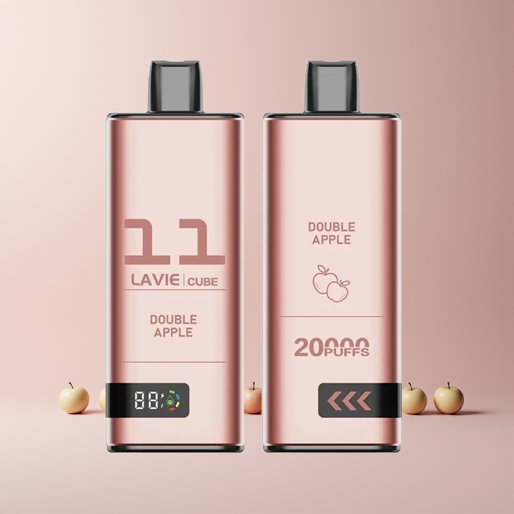 Lavie Cube 20000 Puffs Norge Engros Type C 600mAh Dobbel Eple