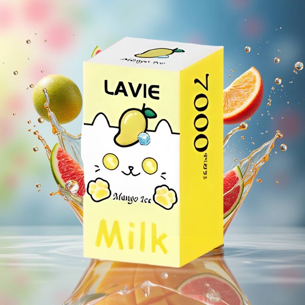 LAVIE Milk 7000 Puffs Norge Engros 16ML 600mAh Type C Mango Is