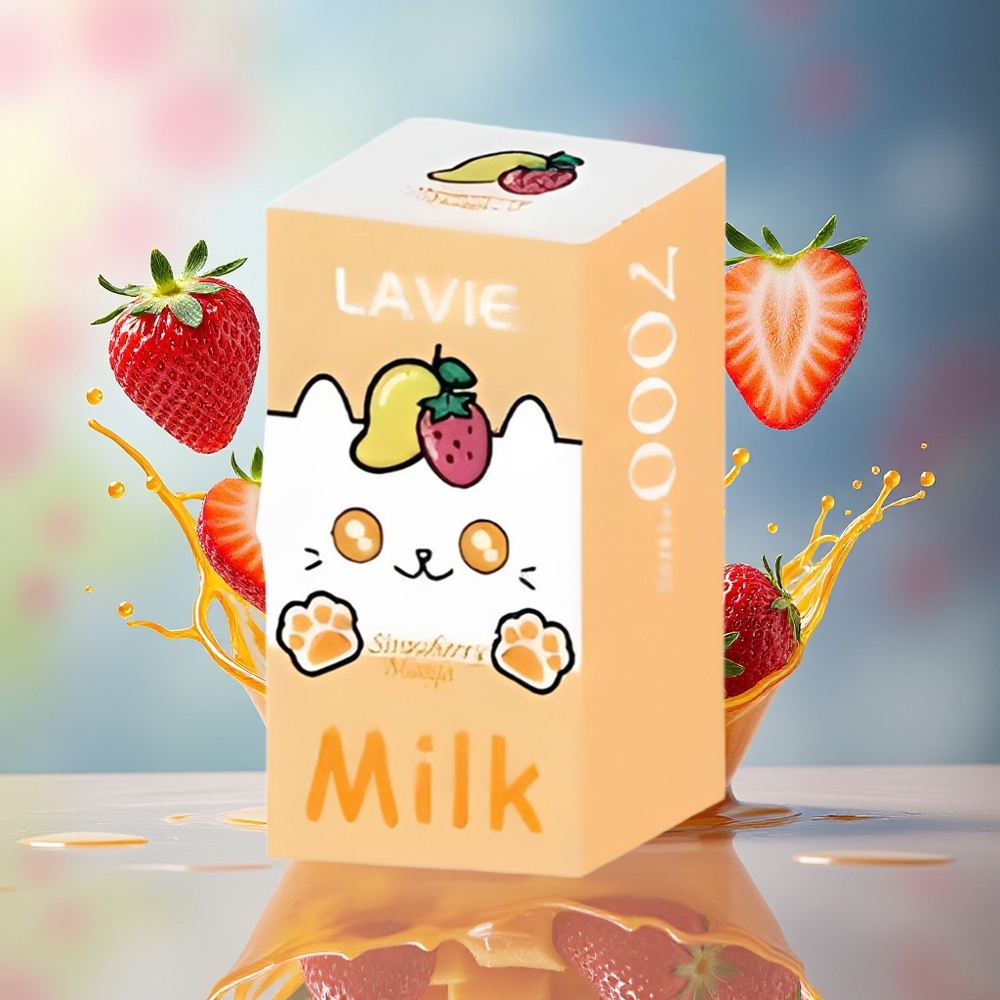 LAVIE Milk 7000 Puffs Norge Engros 16ML Jordbær Mango Type C