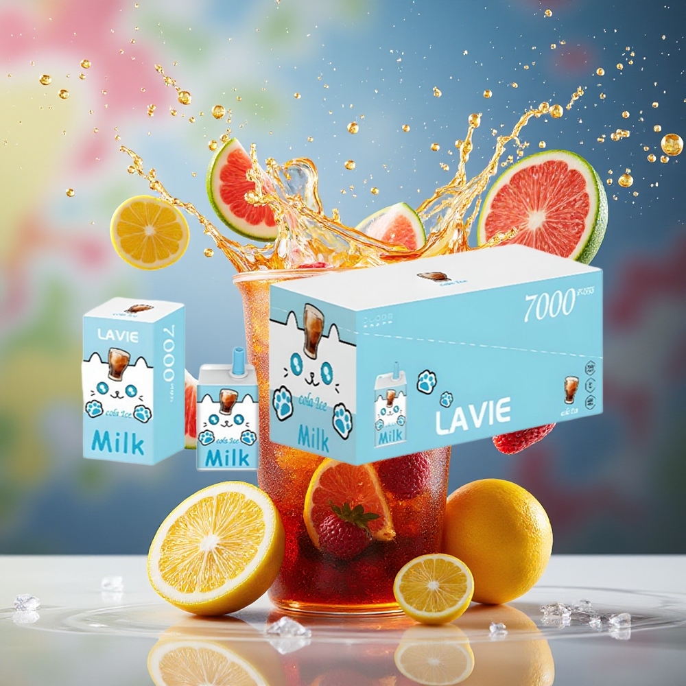 LAVIE Milk 7000 Puffs Norge Engros 16ML Type C Rechargeable Kols Is