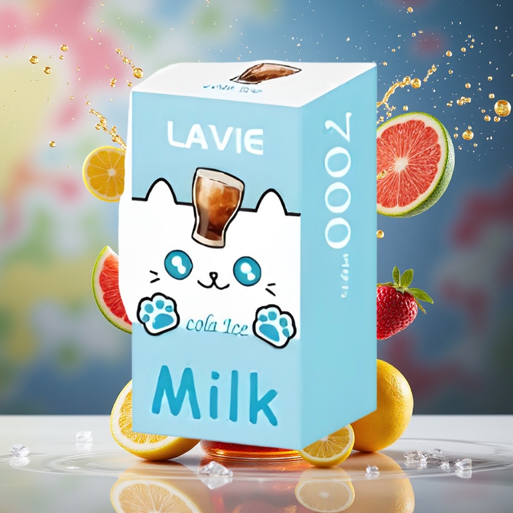 LAVIE Milk 7000 Puffs Norge Engros 16ML Type C Rechargeable Kols Is
