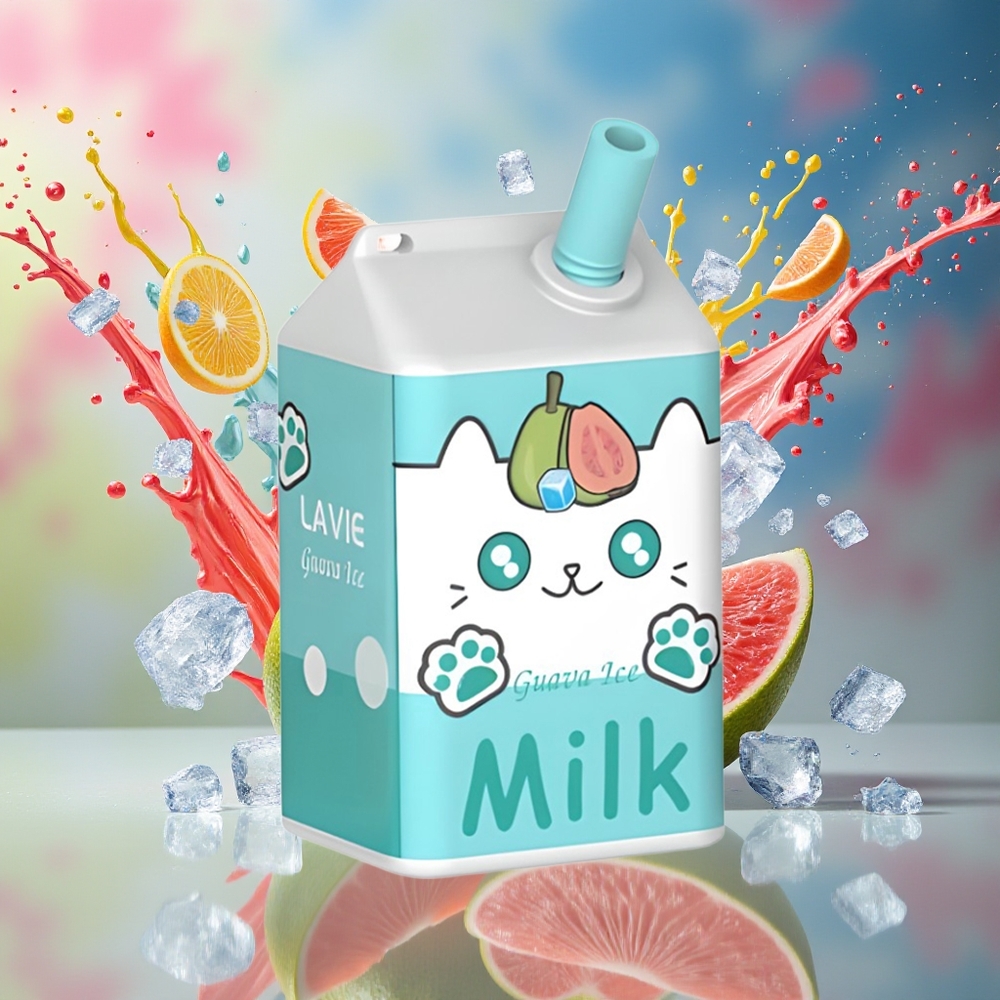 LAVIE Milk 7000 Puffs Norge Engros Guava Is 16ML 600mAh Type C