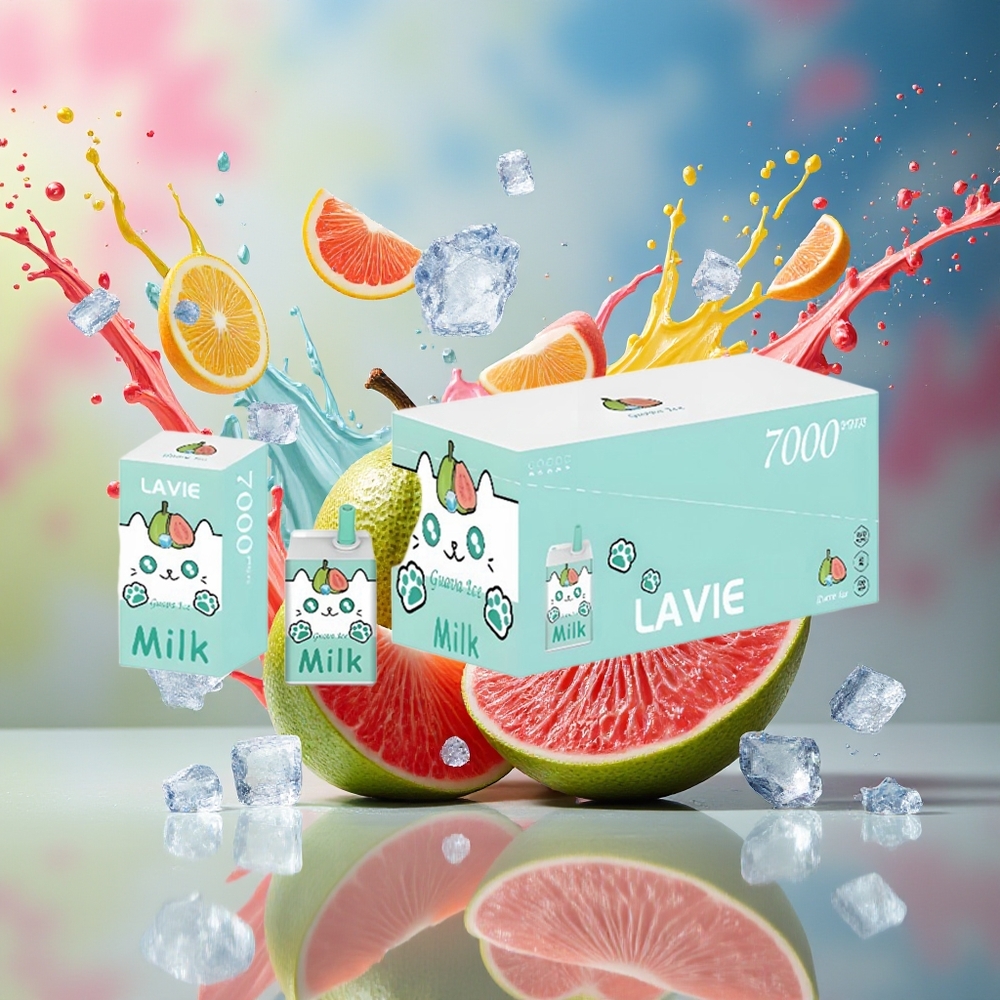 LAVIE Milk 7000 Puffs Norge Engros Guava Is 16ML 600mAh Type C