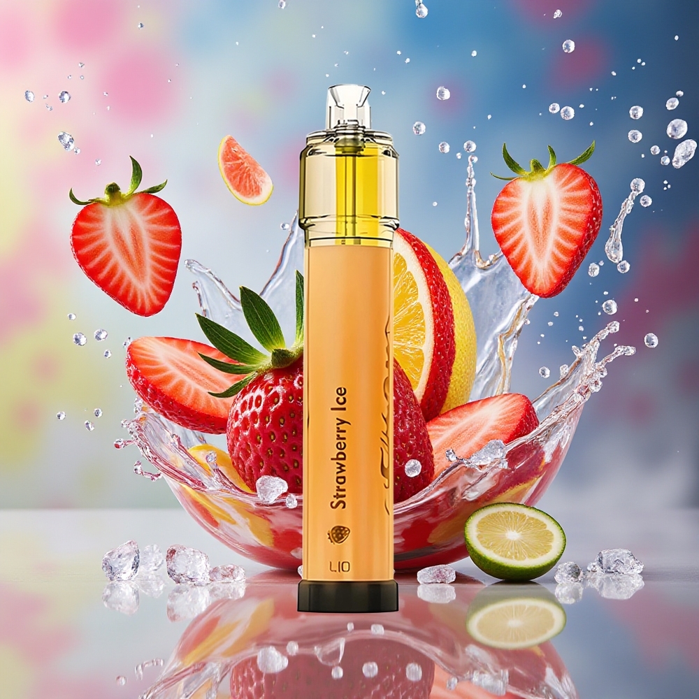 LIO Bee Lit 2500 Norge Engros Jordbær Is 1300mAh 6.0ml 5%