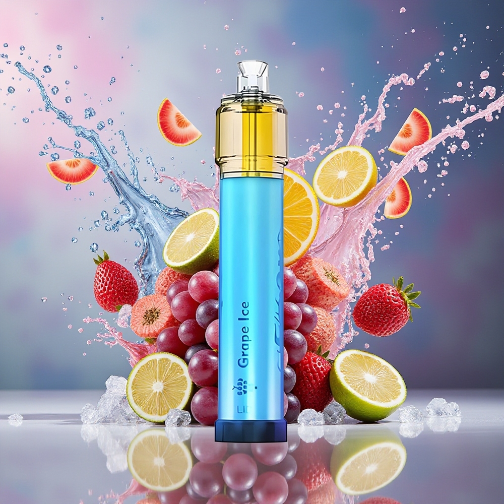 LIO Bee Lit 2500 Puffs Norge Engros 1300mAh 6.0ml Druer Is