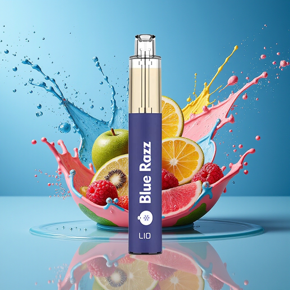 LIO BEE Engros Norge Blå Bringebær 650mAh 3.5ml