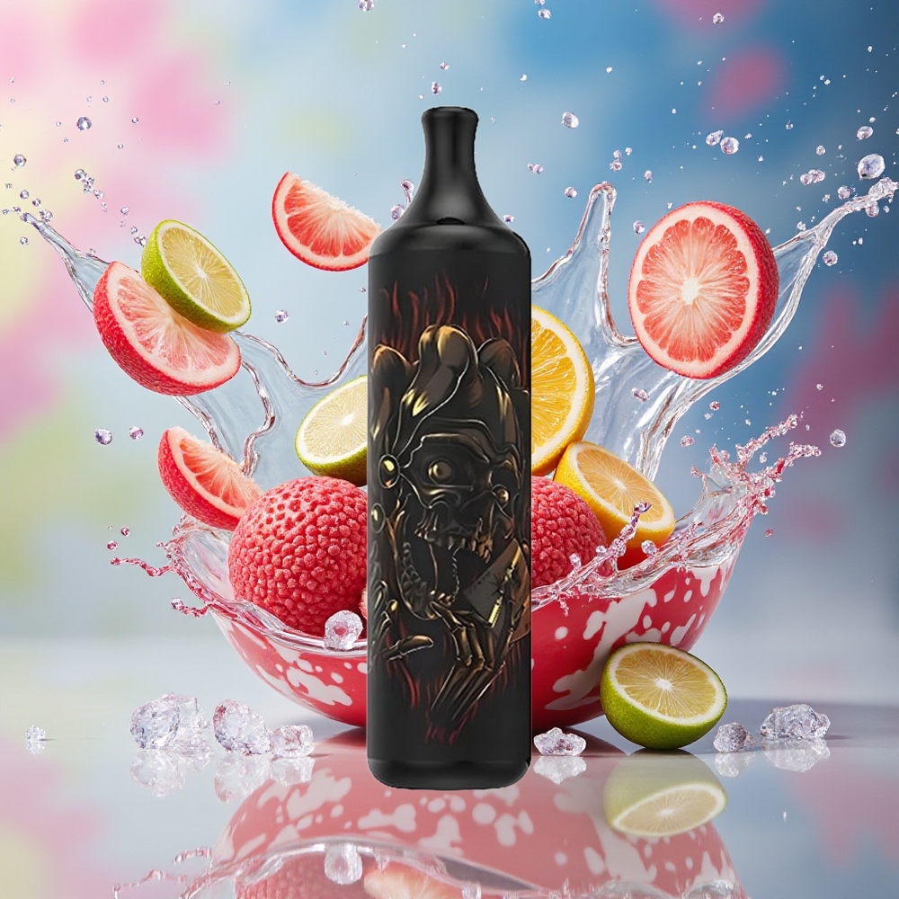 LIO Boom 3500 Puffs Engros Norge 1400mAh 10ml Litchi Is Engangsdamper
