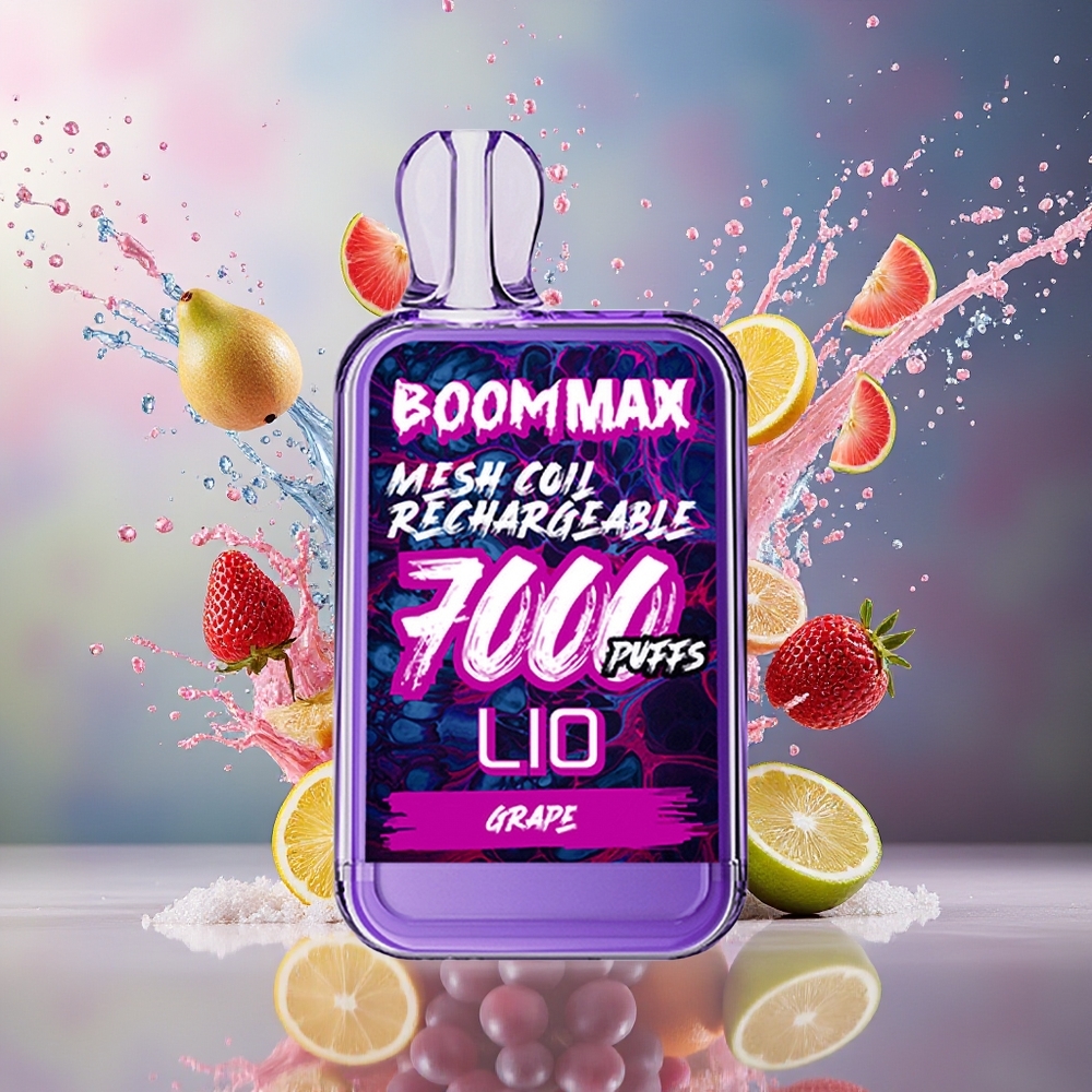 LIO BOOM MAX 7000 Puffs Engros Norge 15ml Drupe Type-C 650mAh 1.0 Ohm MESH
