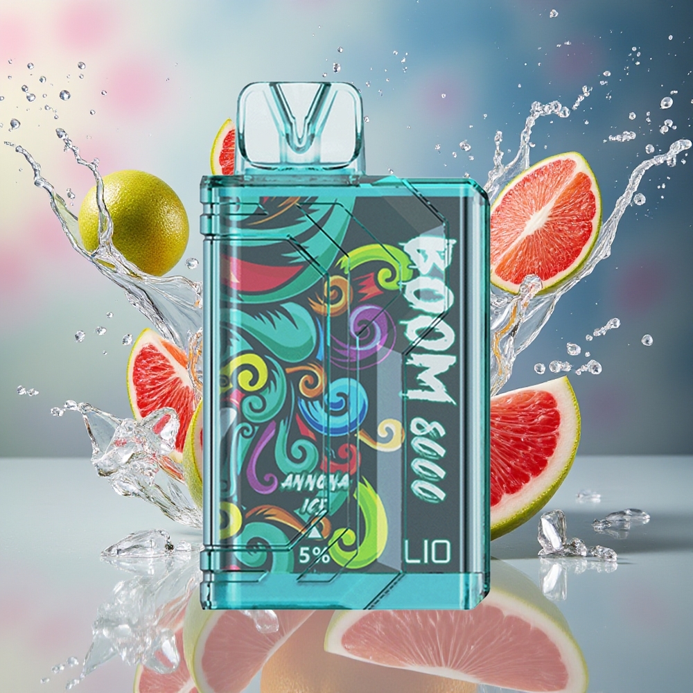 LIO BOOM PRO 8000 Puffs 15ml 5% Nikotin Norge Engros Annona Is