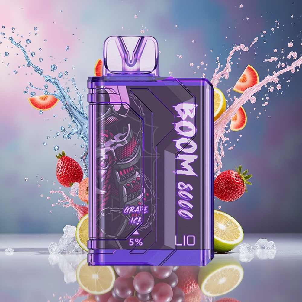 LIO BOOM PRO 8000 Puffs Norge Engros Type-C 15ml 5% Nikotin Drueis