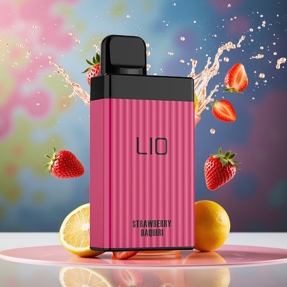 LIO BOXX 4000 Puffs Norge Engros Aluminum Alloy Type-C Jordbær Daiquiri