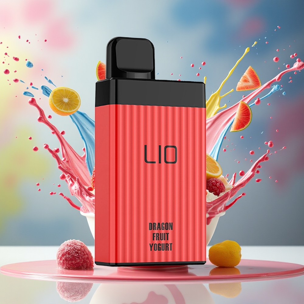 LIO BOXX 4000 Puffs Norge Engros Engangs Vape Dragefrukt Yoghurt 10ml 650mAh Type-C