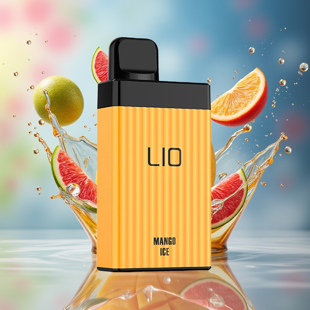 LIO BOXX 4000 Puffs Norge Engros Engangsdamper Mango Is 10ml 650mAh Type-C