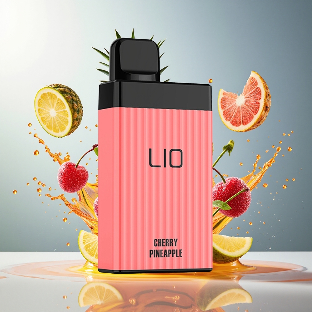 LIO BOXX 4000 Puffs Norge Engros Engangsvape Kirsebær Ananas 650mAh Type-C Lading