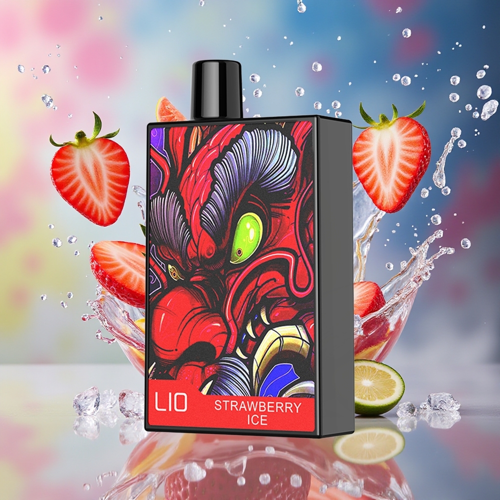 LIO CAPO 4500 Puffs Norge Engros Type-C 12ml Jordbær Is Engangsdamper