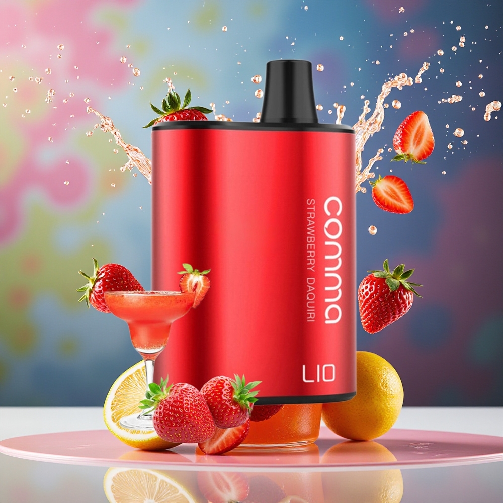 LIO COMMA 5000 Norge Engros 15ml Jordbær Daiquiri 900mAh Type-C