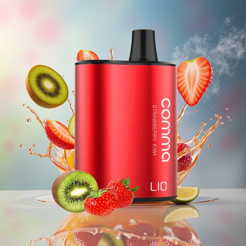 LIO COMMA 5000 Norge Engros 15ml Jordbær Kiwi Engangsdamper