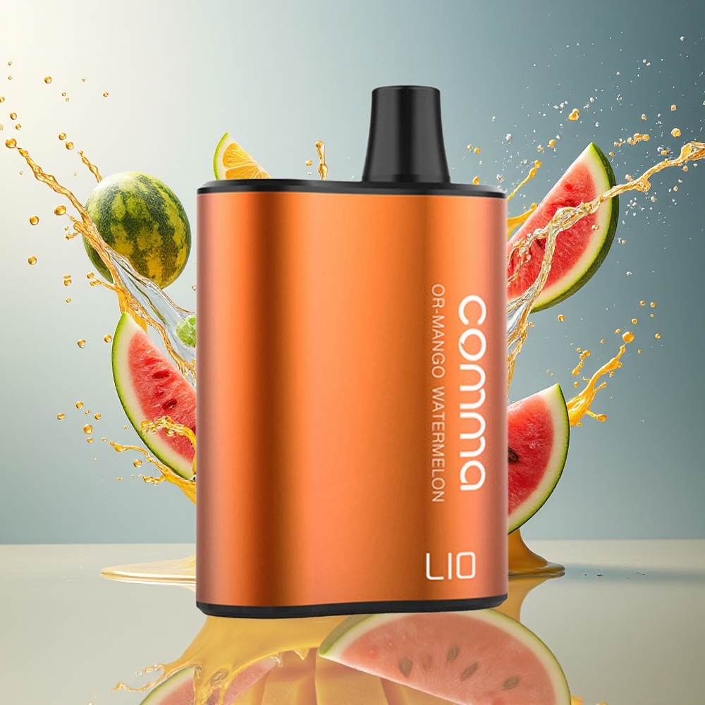 LIO COMMA 5000 Norge Engros 15ml Mango Vannmelon Aluminiumlegering Type-C