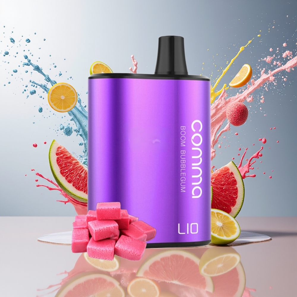 LIO COMMA 5000 Puffs Engros Norge Engangsdamper Bobletyggis 15ml 900mAh