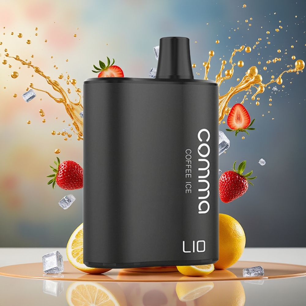 LIO COMMA 5000 Puffs Engros Norge Kaffe Is Aluminum Alloy Type-C 15ml