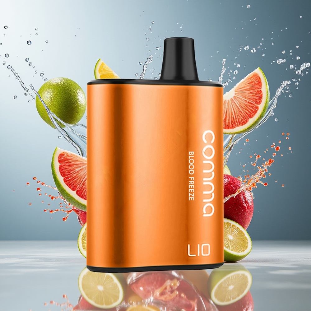 LIO COMMA 5000 Puffs Norge Engros 15 ml Blodfrys Engangsdamper