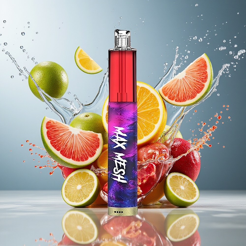 LIO Max Mesh 3000 Puffs Engangs Vape Blodfryse Norge Engros 10mL 50mg
